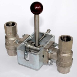 Double ball valve