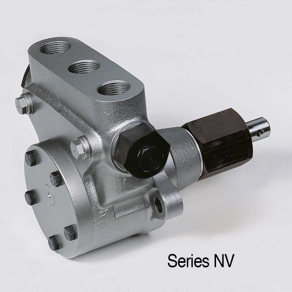 Industrial Pump Series NV, with integrated overflow valve and bypass
