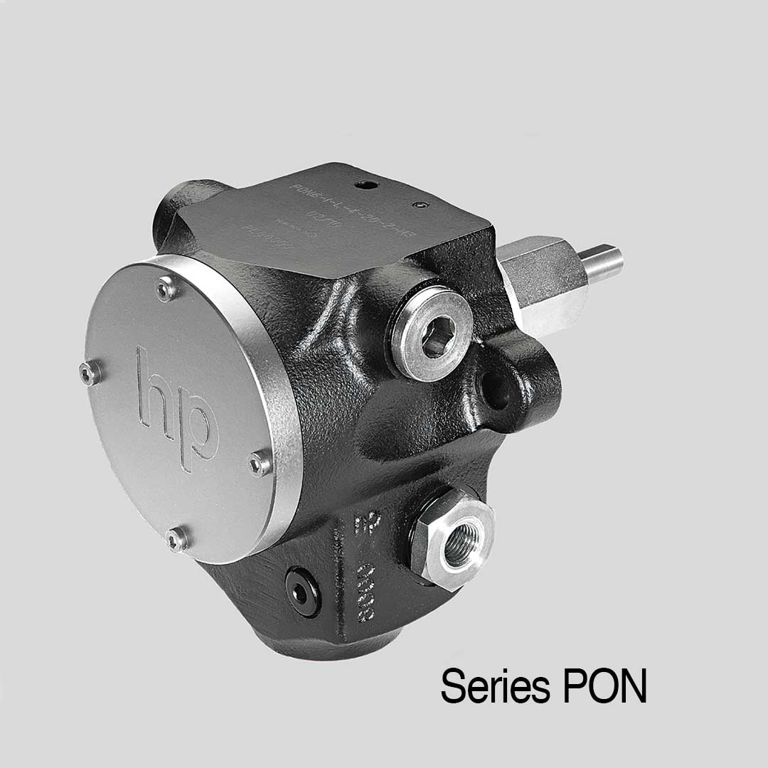 Industrial Pump Series PON, with integrated overflow valve, bypass and integrated filter