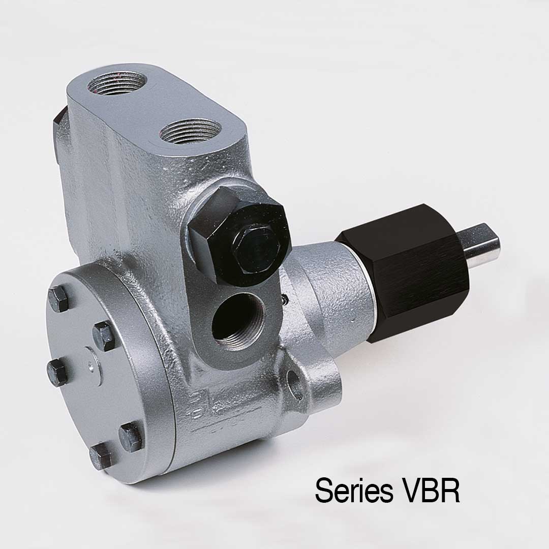 Industrial Pump Series VBR, with integrated overflow valve and bypass
