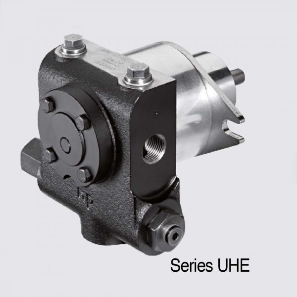 Industrial Pump Series UHE, with integrated overflow valve and bypass