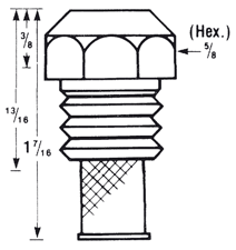 H-261 Direktdruck-Zerstäuberdüse Diagram